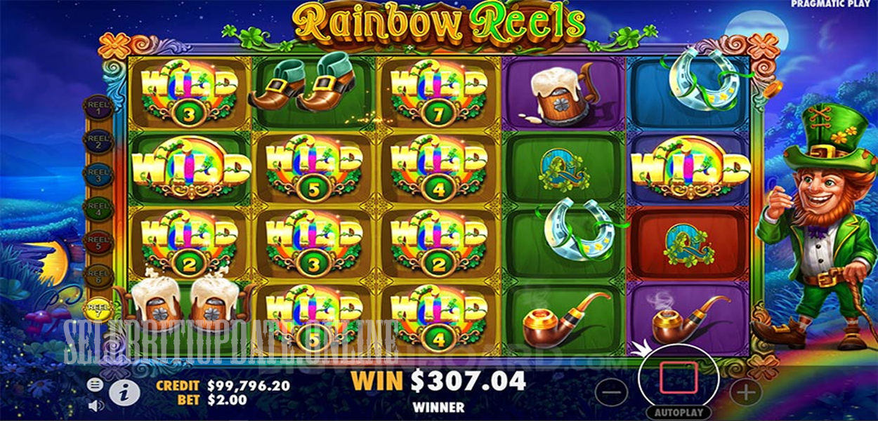Rainbow Reels: Slot Online Bertema Pelangi yang Menawan